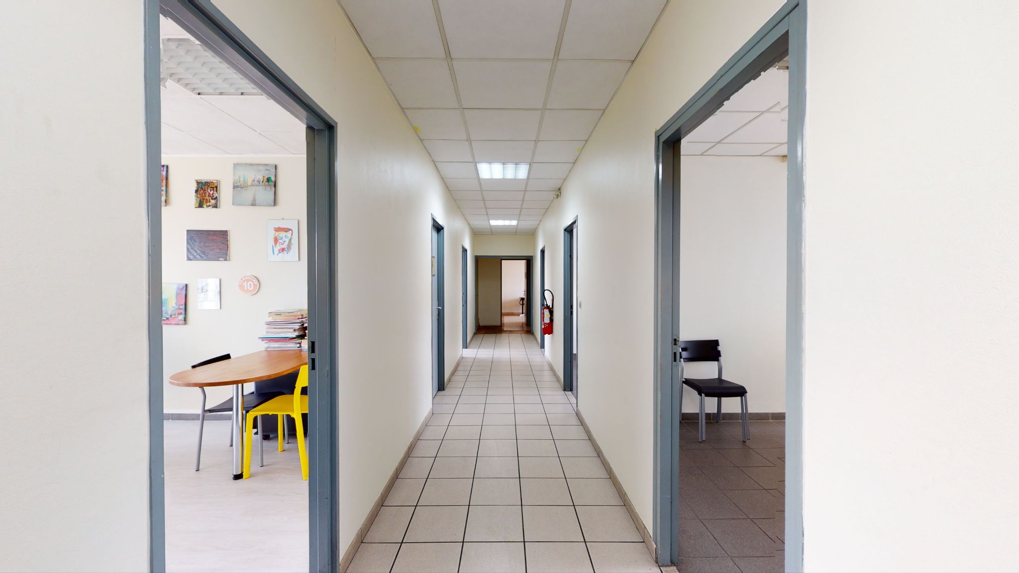 Couloir intérieur du site IMMO38