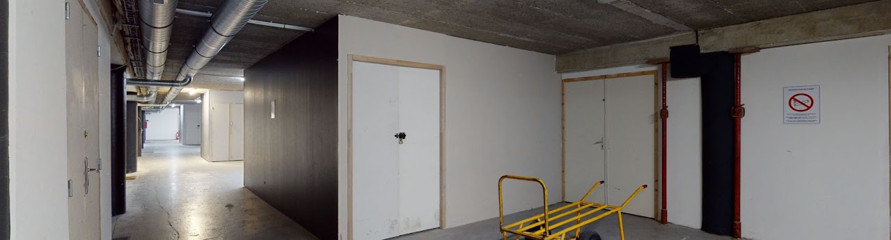 Vue panoramique des espaces de stockage